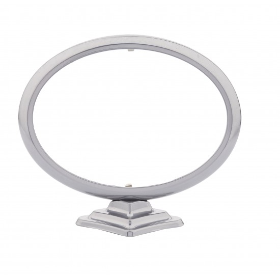 ΚΟΡΝΙΖΑ ΑΛΟΥΜΙΝΙΟΥ ΟΒΑΛ ΛΕΙΑ ΜΕ ΒΑΣΗ  ΟΡΙΖΟΝΤΙΑ-NM