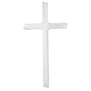 ΣΤΑΥΡΟΣ ΚΟΙΜΗΤΗΡΙΟΥ ΑΛΟΥΜΙΝΙΟΥ ΜΕΓΑΛΟΣ ΧΩΡΙΣ ΣΩΜΑ ΔΙΠΛΟΣ-L