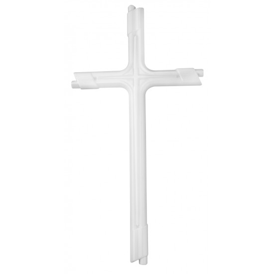 ΣΤΑΥΡΟΣ ΚΟΙΜΗΤΗΡΙΟΥ ΑΛΟΥΜΙΝΙΟΥ ΜΕΓΑΛΟΣ ΧΩΡΙΣ ΣΩΜΑ ΔΙΠΛΟΣ-L