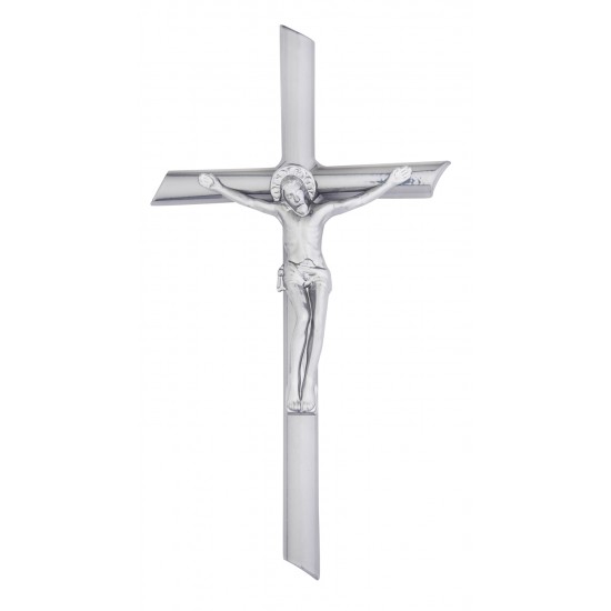 ΣΤΑΥΡΟΣ ΚΟΙΜΗΤΗΡΙΟΥ ΑΛΟΥΜΙΝΙΟΥ ΜΕΓΑΛΟΣ ΜΕ ΣΩΜΑ ΣΤΡΟΓΓΥΛΕΜΕΝΟΣ-NM