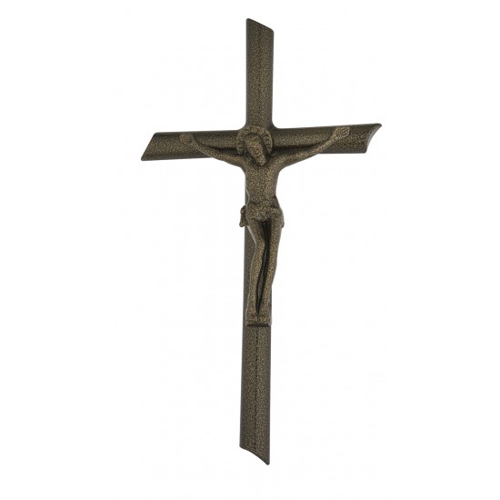 ΣΤΑΥΡΟΣ ΚΟΙΜΗΤΗΡΙΟΥ ΑΛΟΥΜΙΝΙΟΥ ΜΕΓΑΛΟΣ ΜΕ ΣΩΜΑ ΣΤΡΟΓΓΥΛΕΜΕΝΟΣ-GM