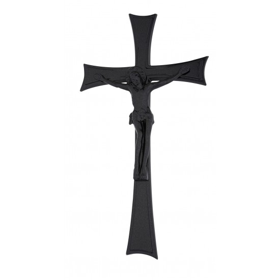 ΣΤΑΥΡΟΣ ΚΟΙΜΗΤΗΡΙΟΥ ΑΛΟΥΜΙΝΙΟΥ ΜΕΓΑΛΟΣ ΜΕ ΣΩΜΑ ΚΑΙ ΣΠΑΣΤΕΣ ΑΚΡΕΣ-M