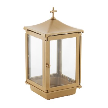 ΚΑΝΤΗΛΙ ΚΟΙΜΗΤΗΡΙΟΥ ΑΛΟΥΜΙΝΙΟΥ ΤΕΤΡΑΠΛΕΥΡΟ ΜΕ ΣΤΑΥΡΟ-BR