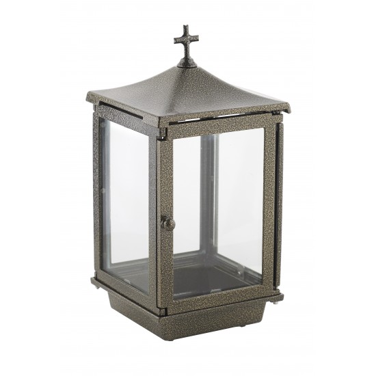 ΚΑΝΤΗΛΙ ΚΟΙΜΗΤΗΡΙΟΥ ΑΛΟΥΜΙΝΙΟΥ ΤΕΤΡΑΠΛΕΥΡΟ ΜΕ ΣΤΑΥΡΟ-GM