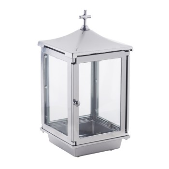 ΚΑΝΤΗΛΙ ΚΟΙΜΗΤΗΡΙΟΥ ΑΛΟΥΜΙΝΙΟΥ ΤΕΤΡΑΠΛΕΥΡΟ ΜΕ ΣΤΑΥΡΟ-NM