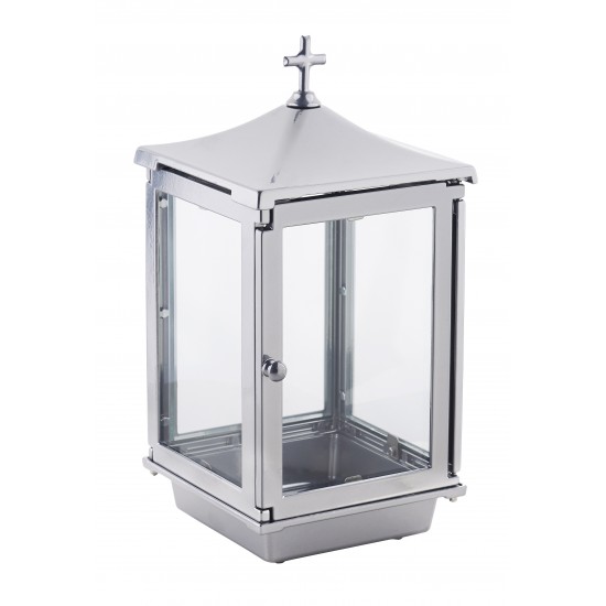 ΚΑΝΤΗΛΙ ΚΟΙΜΗΤΗΡΙΟΥ ΑΛΟΥΜΙΝΙΟΥ ΤΕΤΡΑΠΛΕΥΡΟ ΜΕ ΣΤΑΥΡΟ-NM