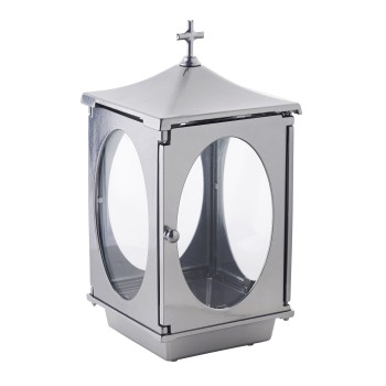 ΚΑΝΤΗΛΙ ΚΟΙΜΗΤΗΡΙΟΥ ΑΛΟΥΜΙΝΙΟΥ ΤΕΤΡΑΠΛΕΥΡΟ ΜΕ ΟΒΑΛ ΤΖΑΜΙ-NM