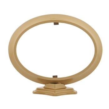 ΚΟΡΝΙΖΑ ΑΛΟΥΜΙΝΙΟΥ ΟΒΑΛ ΠΛΑΤΙΑ ΜΕ ΒΑΣΗ ΟΡΙΖΟΝΤΙΑ-BR