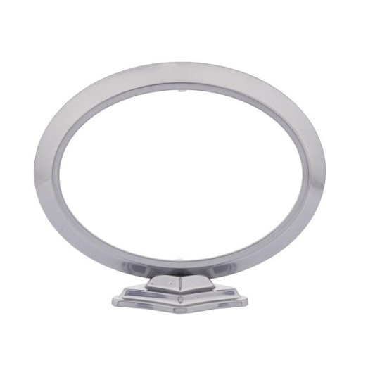 ΚΟΡΝΙΖΑ ΑΛΟΥΜΙΝΙΟΥ ΟΒΑΛ ΠΛΑΤΙΑ ΜΕ ΒΑΣΗ ΟΡΙΖΟΝΤΙΑ-NM