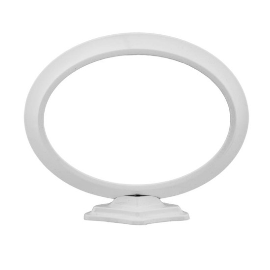 ΚΟΡΝΙΖΑ ΑΛΟΥΜΙΝΙΟΥ ΟΒΑΛ ΠΛΑΤΙΑ  ΜΕ ΒΑΣΗ ΟΡΙΖΟΝΤΙΑ-L