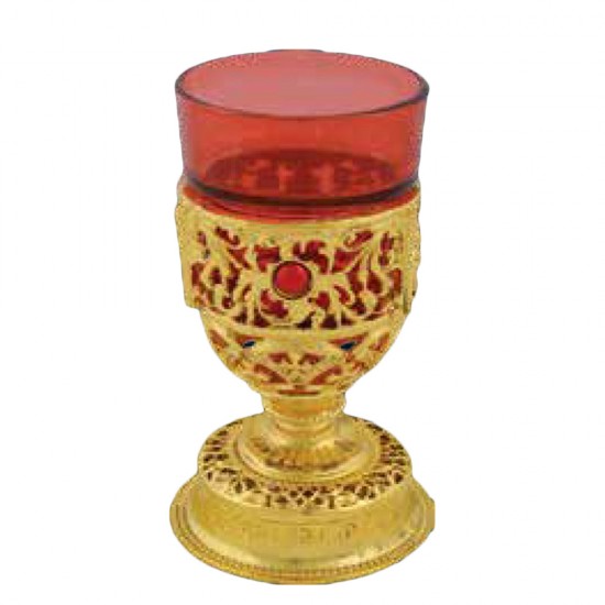 ΑΚΟΙΜΗΤΗ ΚΑΝΤΗΛΑ ΕΠΙΧΡΥΣΗ ΣΚΑΛΙΣΤΗ ΠΕΤΡΑ