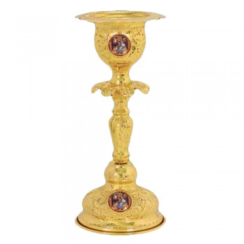 ΑΚΟΙΜΗΤΗ ΚΑΝΤΗΛΑ ΕΠΙΧΡΥΣΗ ΣΜΑΛΤΟ ΧΡΙΣΤΟ