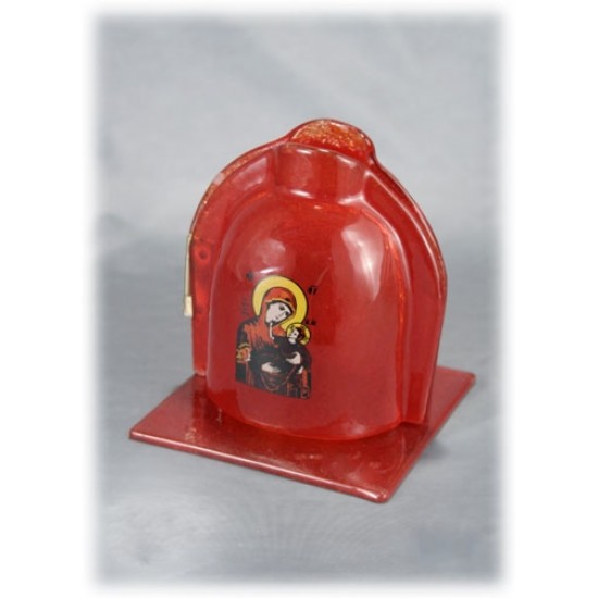 ΚΑΝΤΗΛΙ ΕΠΙΤΡΑΠΕΖΙΟ ΝΑΟΣ  ΜΙΚΡΟ ΑΠΌ ΦΥΣΗΤΟ ΓΥΑΛΙ  