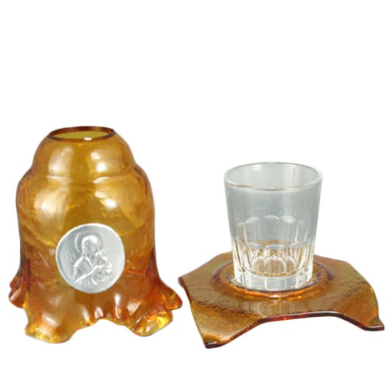 ΚΑΝΤΗΛΙ ΘΟΛΟΣ ΑΠΌ ΦΥΣΗΤΟ ΓΥΑΛΙ 