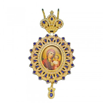 ΕΓΚΟΛΠΙΟ ΕΠΙΧΡΥΣΟ ΜΕ ΜΩΒ ΠΕΤΡΕΣ