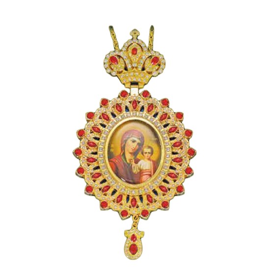 ΕΓΚΟΛΠΙΟ ΕΠΙΧΡΥΣΟ ΜΕ ΚΟΚΚΙΝΕΣ ΠΕΤΡΕΣ